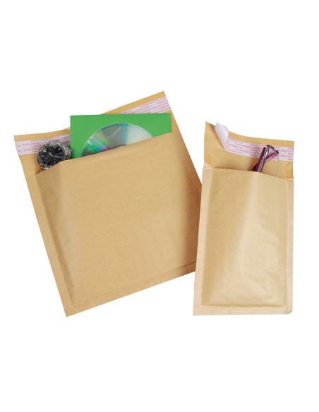 Sobre burbujas crema q-connect j/6 300 x 440 mm caja de 50 un