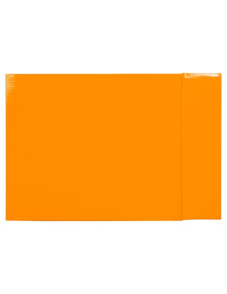Caja archivador liderpapel de palanca carton din a4 documenta lomo 75mm color naranja