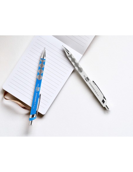 Portaminas liderpapel diamond 0,5 mm con goma y sujecion soft colores surtidos
