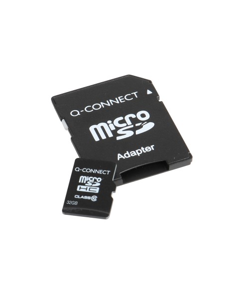 Memoria sd micro q-connect flash 32 gb clase 6 con adaptador
