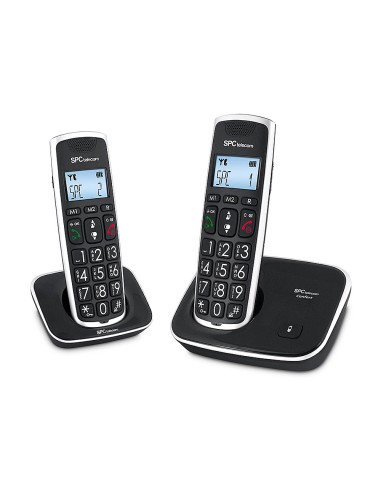 Telefono inalambrico spc duo telecom 7609-n...