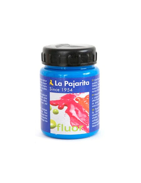 Pintura acrilica la pajarita f-05 azul luminoso 75ml
