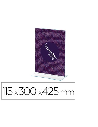 Expositor sobremesa archivo 2000 con forma t...