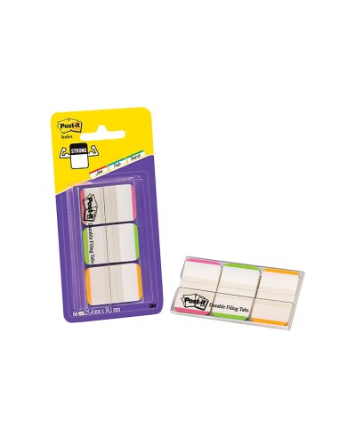 Banderitas separadoras post-index verde rojo y...