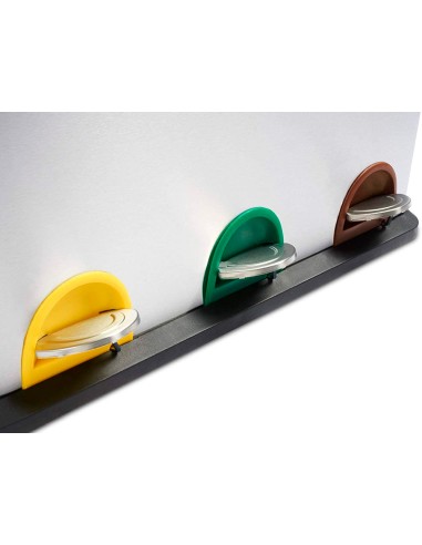 Papelera contenedor q-connect metalica con...
