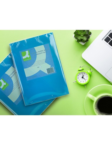 Papel color q-connect din a4 80gr azul intenso...
