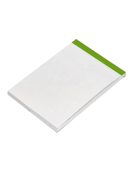 Bloc notas liderpapel liso a5 80 hojas 60 g/m2 perforado sin tapa