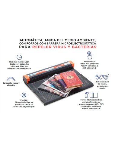 Maquina forradora de libros colibri e-leonardo...