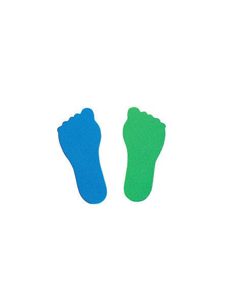 Pies amaya de caucho antideslizante set de 20 unidades 10 azules 10 verdes longitud 230mm