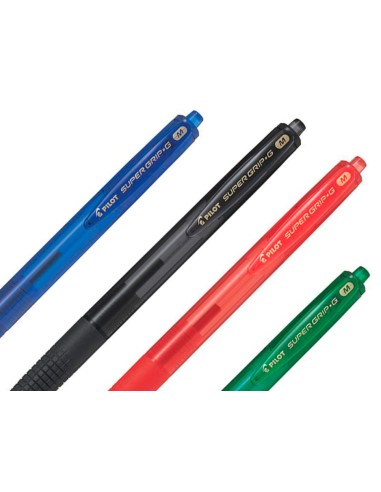 Boligrafo pilot super grip g azul retractil...