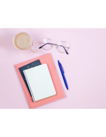 Boligrafo liderpapel soft touch retractil 1 mm tinta azul