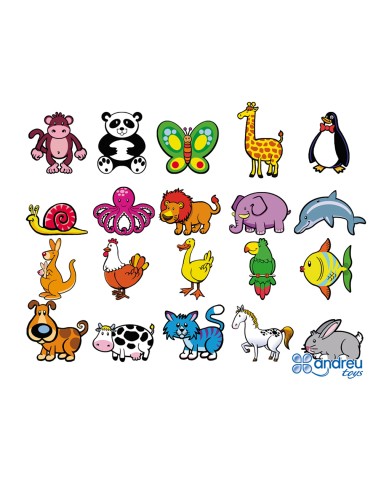 Juego andreutoys animalitos magneticos 8 cm...