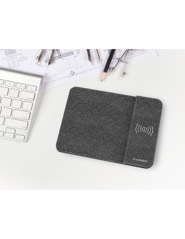 Alfombrilla para raton q-connect con cargador...