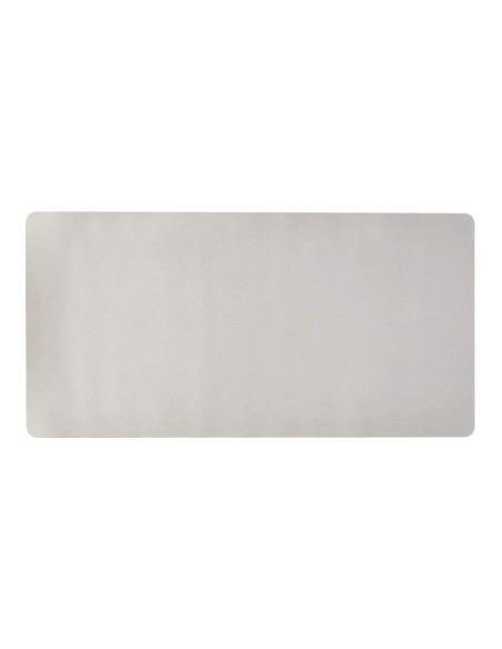 Alfombrilla para raton q-connect xxl similcuero gris base antideslizante 800x400x2 mm