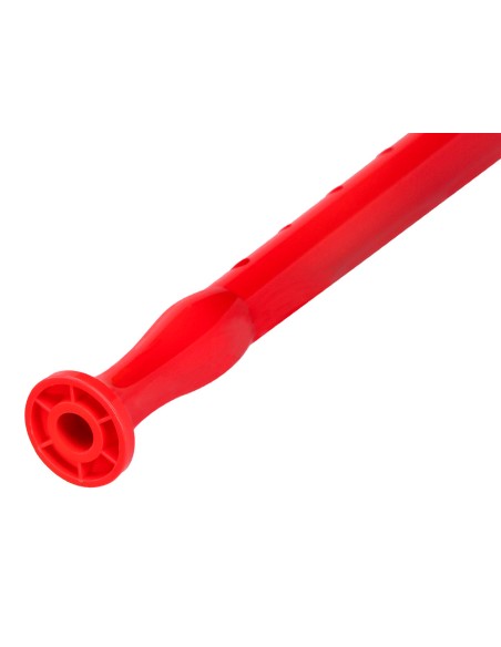 Flauta hohner 9508 color roja funda verde y transparente
