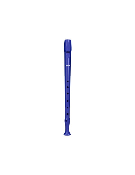 Flauta hohner 9508 color azul funda verde y transparente