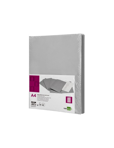 Subcarpeta liderpapel a4 gris 180g/m2