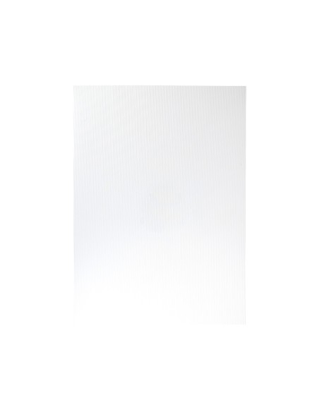 Goma eva ondulada liderpapel 50x70cm 2,2mm de espesor blanco