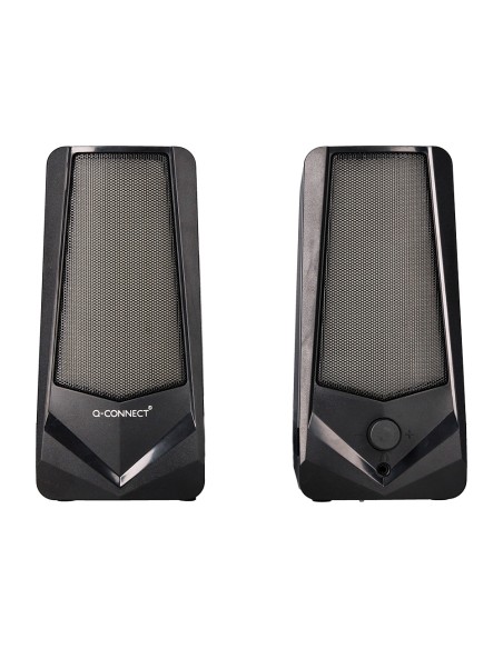 Altavoces q-connect bluetooth con iluminación rgb pot encia maxima 2x3w control de volumen color negro