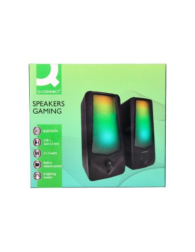 Altavoces q-connect bluetooth con iluminación...
