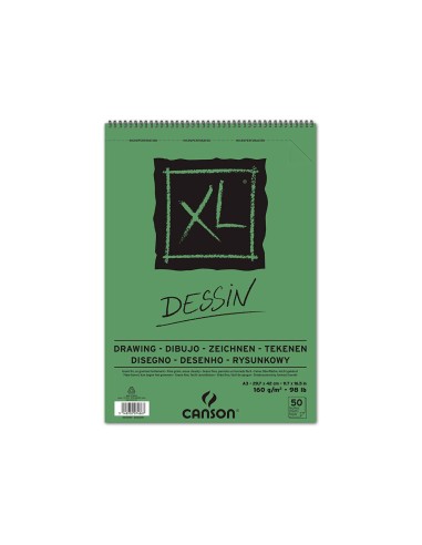 Bloc dibujo canson xl dessin din a3 liso...
