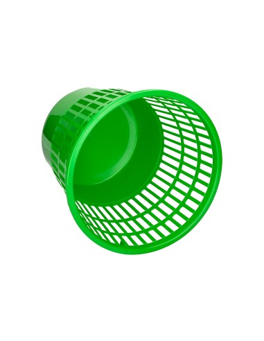 Papelera plastico q-connect 15 litros rejilla...