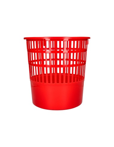 Papelera plastico q-connect 15 litros rejilla...